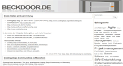 Desktop Screenshot of beckdoor.de
