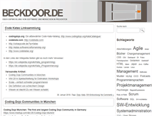 Tablet Screenshot of beckdoor.de
